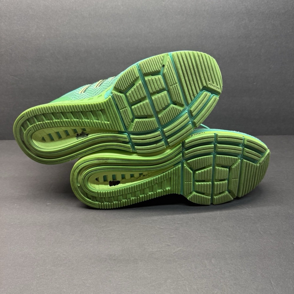Nike Women Shoe Air Zoom Odyssey Size 10 Sneaker Athletic Running Green Yellow - Picture 11 of 11